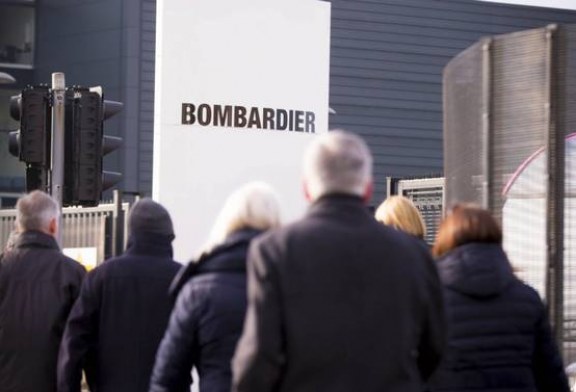 Bombardier zwolni ponad 1000 pracowników w Irlandii Północnej